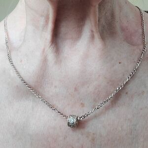 Sterling Necklace with Sterling Charm